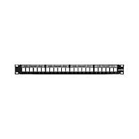 Leviton QuickPort Patch Panel with MagLens Label Holder - patch panel - 1U