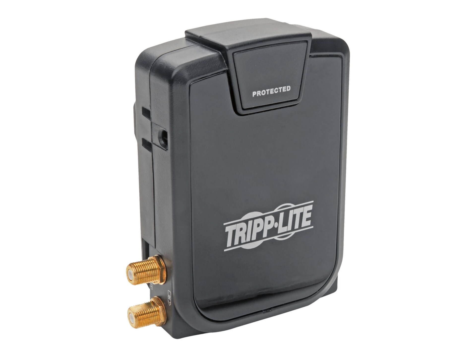 Tripp Lite Surge Wallmount Direct Plug 3 Outlet Rotate Coax