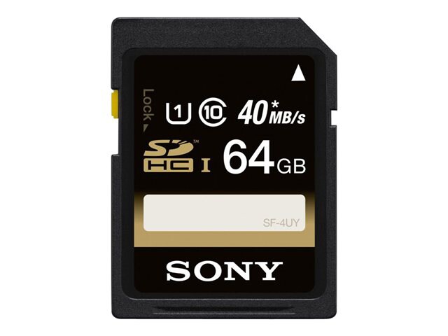 Sony SF64UY/TQMN - flash memory card - 64 GB - SDXC