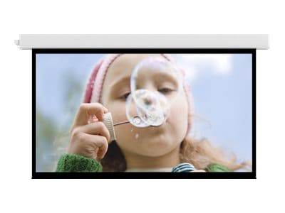 Da-Lite Advantage Projection Screen - Projector Screen with Plenum-Rated Case and Trim - Standard Black Drop - 164in