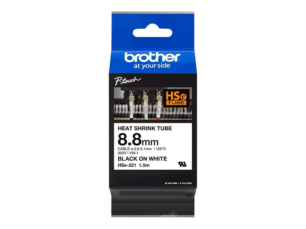 Brother HSe-221 - tube - 1 roll(s) - Roll (0.346 in x 5 ft)
