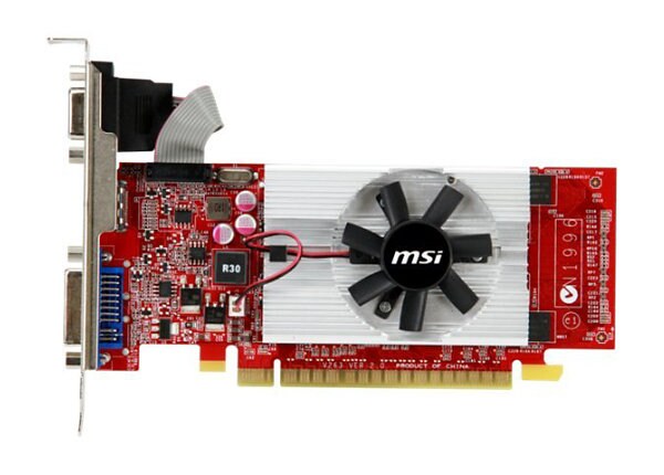 MSI N610GT-MD2GD3/LP graphics card - GF GT 610 - 2 GB