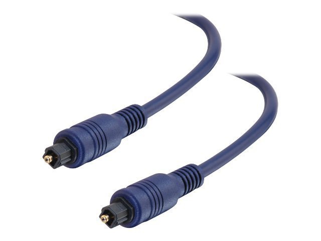 C2G Velocity 0.5m Velocity TOSLINK Optical Digital Cable (1.6ft) - digital audio cable (optical) - 1.6 ft