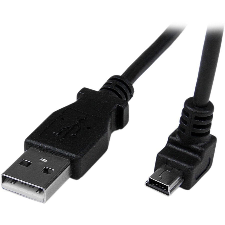 2m USB to Down Angle Mini USB Cable - Mini USB Cables & Adapters