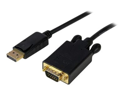 StarTech.com 3ft (1m) DisplayPort to VGA Cable, Active DisplayPort to VGA Adapter Cable, 1080p Video, DP to VGA Monitor
