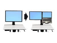 Ergotron WorkFit-C Convert-to-LCD &amp; Laptop Kit from Single HD Display - mounting component - for LCD display /
