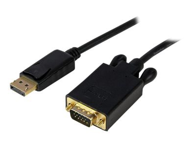 StarTech.com 6ft (1.8m) DisplayPort to VGA Cable, Active DisplayPort to VGA Adapter Cable, 1080p Video, DP to VGA