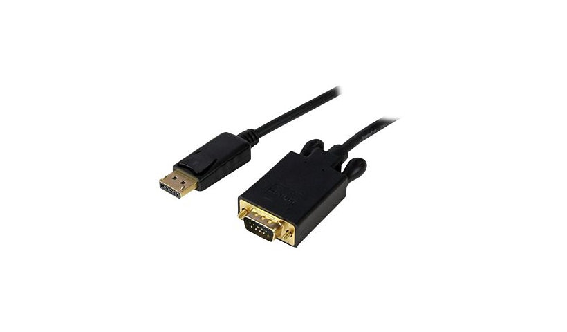 StarTech.com 6ft (1.8m) DisplayPort to VGA Cable, Active DisplayPort to VGA Adapter Cable, 1080p Video, DP to VGA