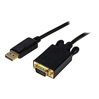 StarTech.com 6ft (1.8m) DisplayPort to VGA Cable, Active DisplayPort to VGA Adapter Cable, 1080p Video, DP to VGA