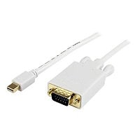 StarTech.com 3 ft Mini DisplayPort to VGAAdapter Converter Cable - mDP to VGA 1920x1200 - White