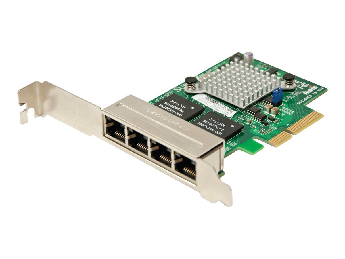 Supermicro AOC-SGP-i4 - network adapter - PCIe 2.1 x4 - Gigabit Ethernet x 4