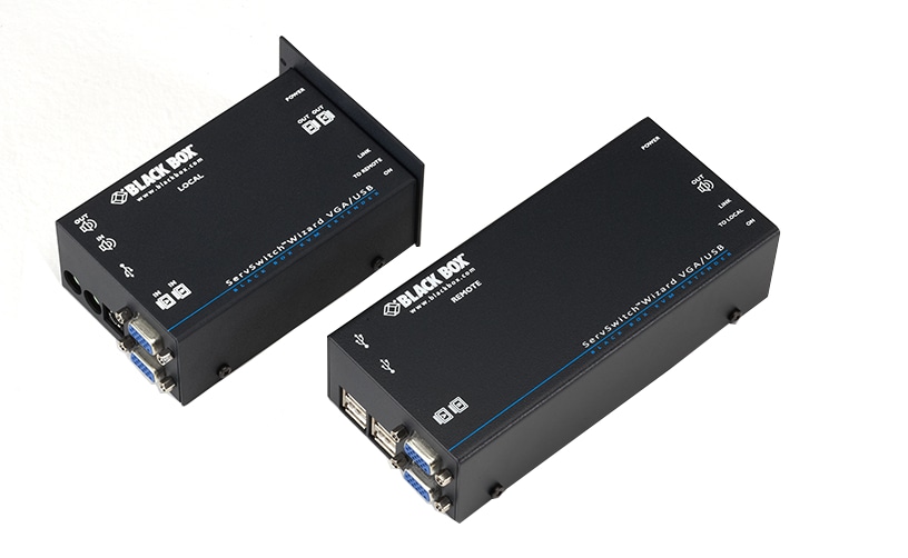 Black Box ServSwitch Wizard KVM USB Extender with Audio - monitor/USB/audio extender