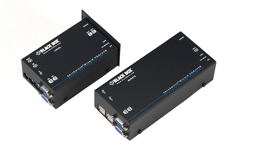 Black Box ServSwitch Wizard KVM USB Extender with Audio - monitor/USB/audio extender
