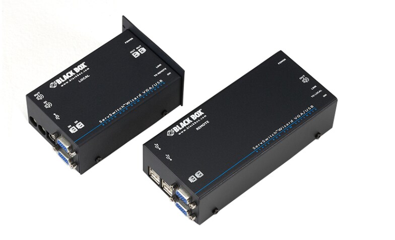 Torrent fintælling unlock Black Box KVM Extender Dual Head VGA USB Audio CATX Single Access -  ACU5250A-R2 - -