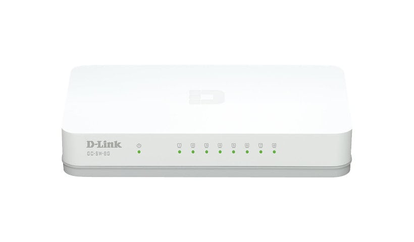 D-Link GO-SW-8GE - switch - 8 ports - unmanaged