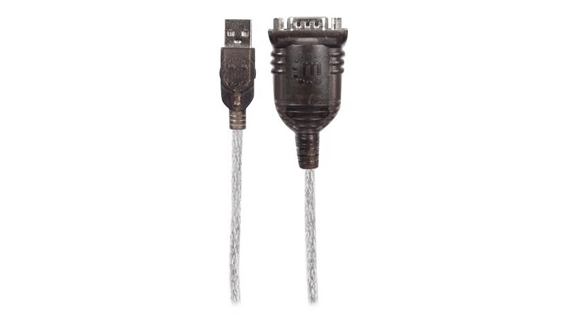 Manhattan USB-A to Serial Converter cable, 45cm, Male to Male, Serial/RS232
