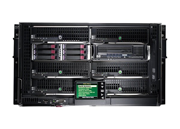 HPE BLc3000 Enclosure w/4 Power Supplies and 6 Fans with Insight Control Environment Trial License - rack-mountable - 6U