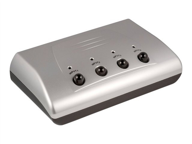 Philips Manual A/V Selector SWS2325W - video/audio switch - desktop