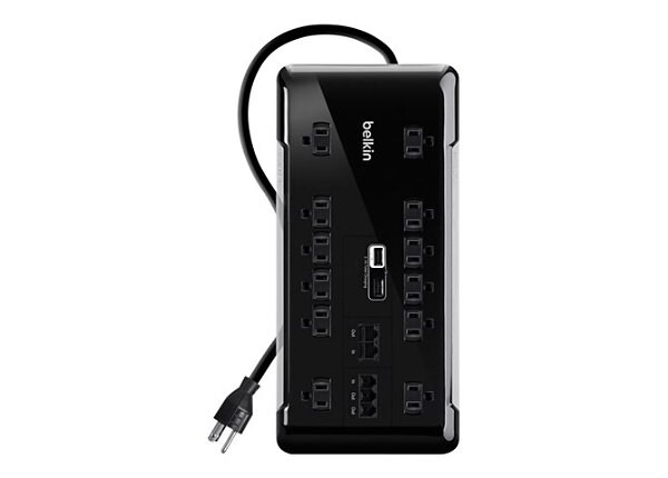 Belkin 12 Outlet Power Surge with USB/Phone/Ethernet Protection - surge protector