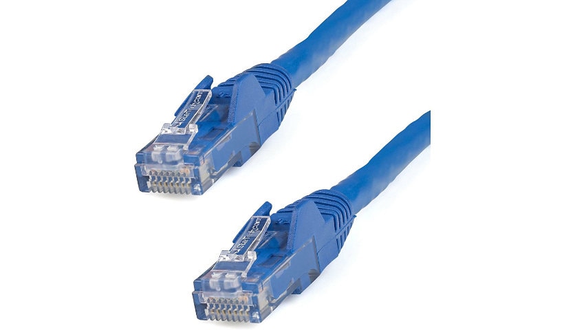 StarTech.com 25ft CAT6 Ethernet Cable Blue Snagless UTP CAT 6 Gigabit Cord/Wire 100W PoE 650MHz