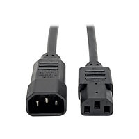 Tripp Lite Computer Power Extension Cord Adapter 10A 18AWG C14 to C13 3ft