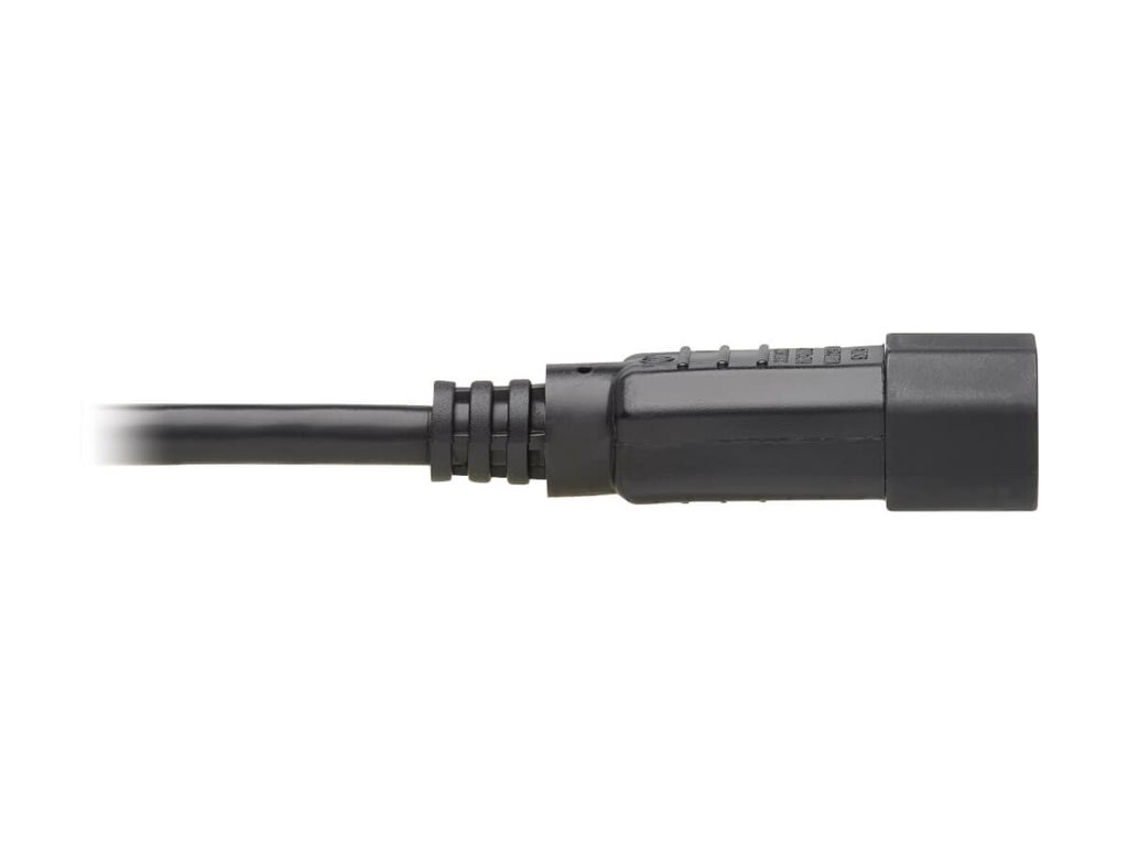 Thumbnail 7 of 7 for Eaton Tripp Lite Series PDU Power Cord, C13 to C14 - 13A, 250V, 16 AWG, 4 ft. (1.22 m), Black - power extension cable -