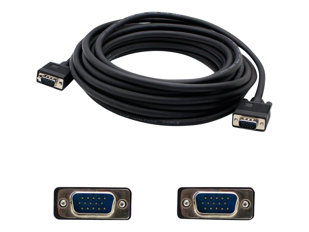 ADDON 25FT VGA M/M BLACK CABLE
