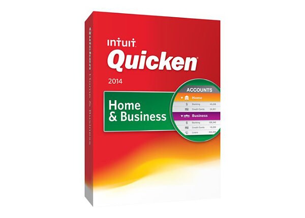 Quicken Home & Business 2014 - box pack