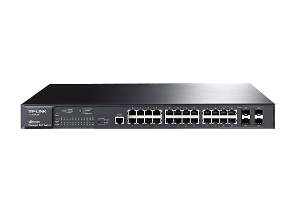 TP-LINK JetStream TL-SG3424P - switch - 24 ports - managed - rack-mountable