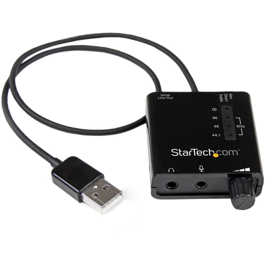 StarTech.com USB Stereo Audio Adapter External Sound Card w/ SPDIF Digital