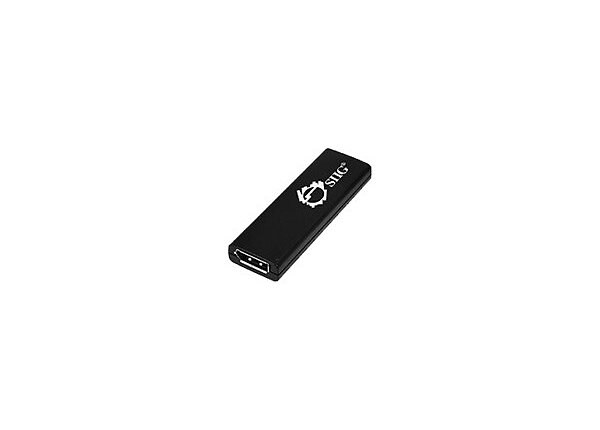 SIIG USB 3.0 to DisplayPort Adapter - external video adapter - DisplayLink DL-3500 - 512 MB - black