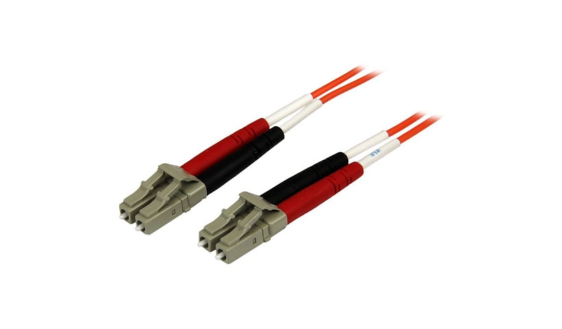 StarTech.com 3m Fiber Optic Cable - Multimode Duplex 50/125 - OFNP Plenum - LC/LC - OM2 - LC to LC Fiber Patch Cable