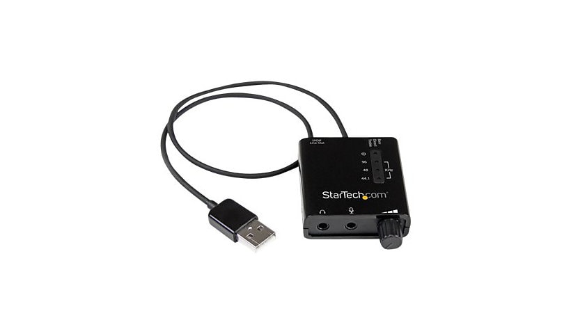 StarTech.com USB Stereo Audio Adapter External Sound Card w/ SPDIF Digital