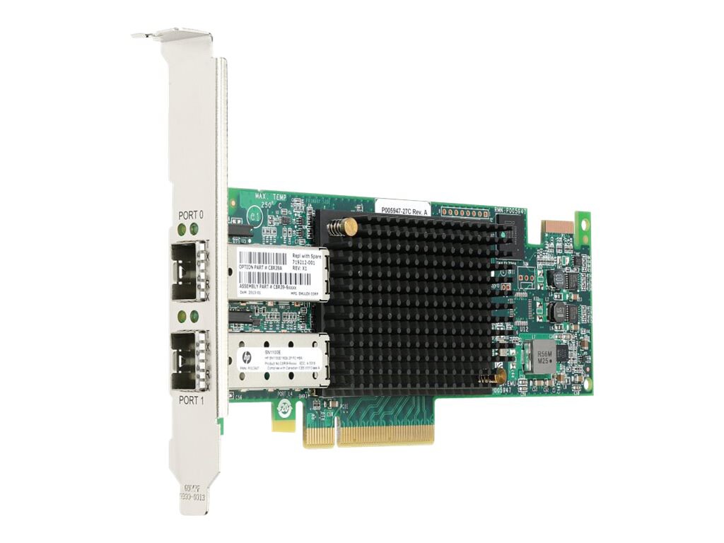 HPE StoreFabric SN1100E - host bus adapter - PCIe 3.0 x8 - 16Gb Fibre Chann