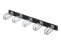 Rittal DK - rack cable management panel - 1U
