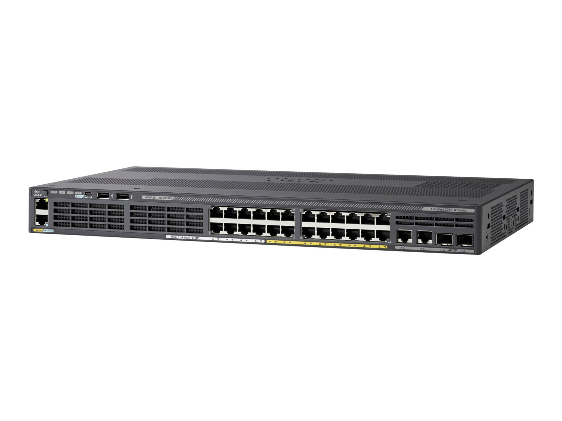 Cisco Catalyst 2960X-24TS-LL - switch - 24 ports - managed - rack-mountable