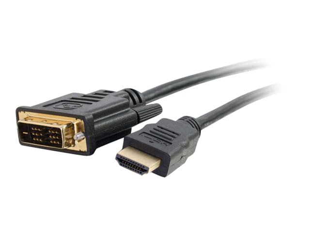 C2G 2m (6ft) HDMI to DVI Cable - HDMI to DVI-D Adapter Cable - 1080p - M/M  - adapter cable - HDMI / DVI - 2 m - 42516 - Audio & Video Cables - CDW.ca