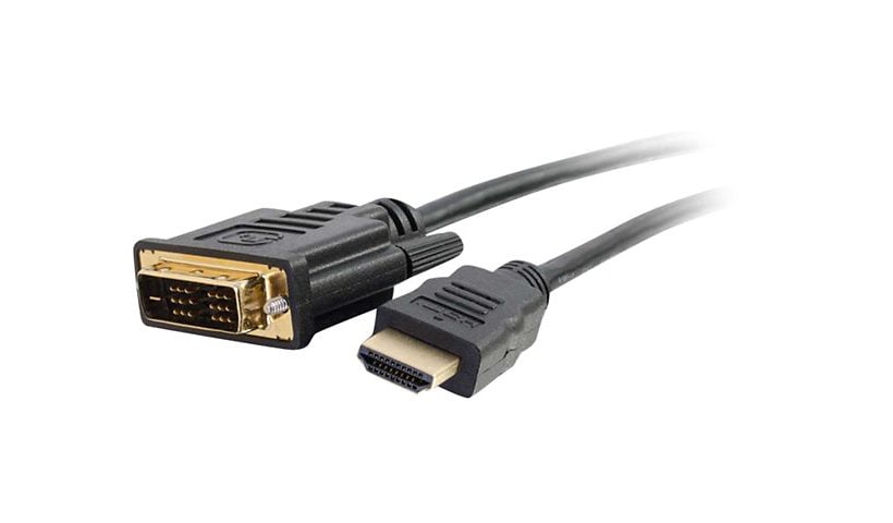 C2G Câble HDMI vers DVI de 2 m (6 pi) - Câble adaptateur HDMI vers DVI-D - 1080p - M/M - câble adaptateur - HDMI / DVI - 2 m