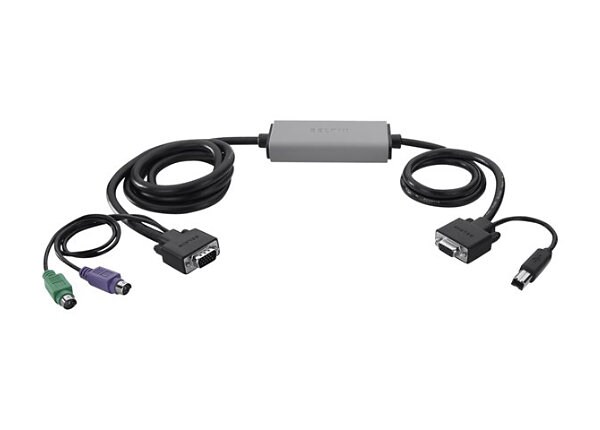 Belkin Secure KVM Cable Kit - keyboard / video / mouse (KVM) cable - 1.8 m - B2B