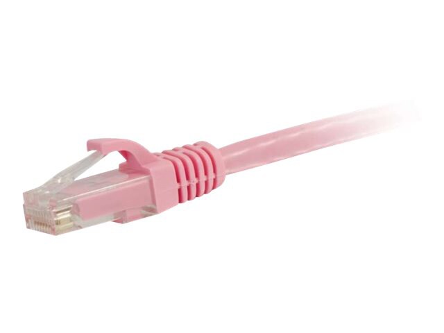 C2G Cat5e Snagless Unshielded (UTP) Network Patch Cable - patch cable - 2.43 m - pink