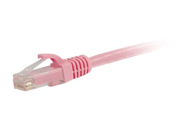 C2G Cat5e Snagless Unshielded (UTP) Network Patch Cable - patch cable - 2.43 m - pink