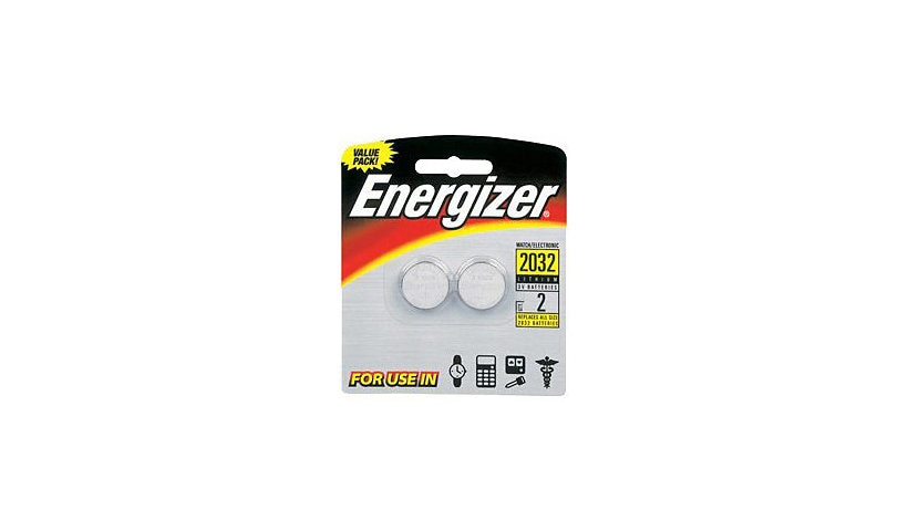 Energizer battery - 2 x CR2032 - Li