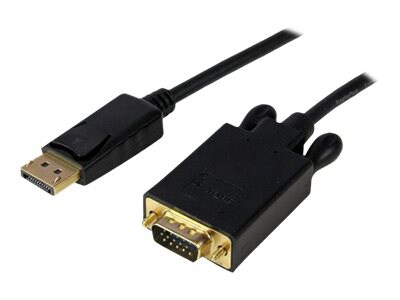 StarTech.com 10ft (3m) DisplayPort to VGA Cable, Active DisplayPort to VGA Adapter Cable, 1080p Video, DP to VGA Monitor
