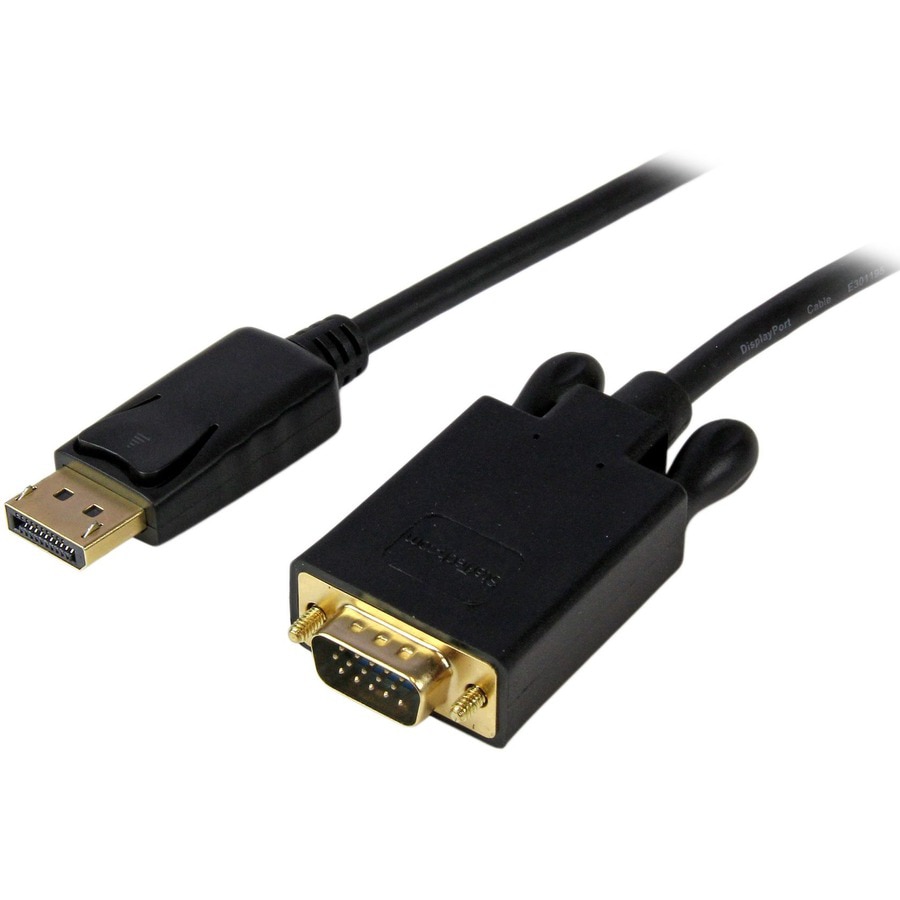StarTech.com 10ft (3m) DisplayPort to VGA Cable - Active DP to VGA Adapter Cable - DP 1.2 to VGA Video Converter
