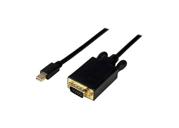 StarTech.com 15ft Mini DisplayPort to VGA Adapter Cable mDP to VGA - Black