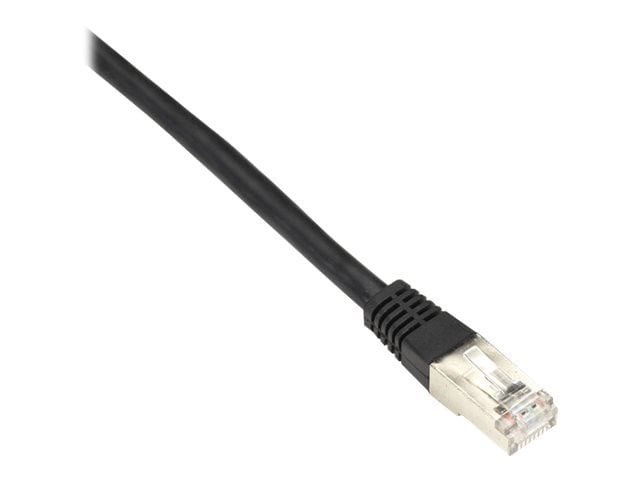 Black Box 15ft Double Shielded Black CAT6 250Mhz Ethernet Patch Cable, 15'