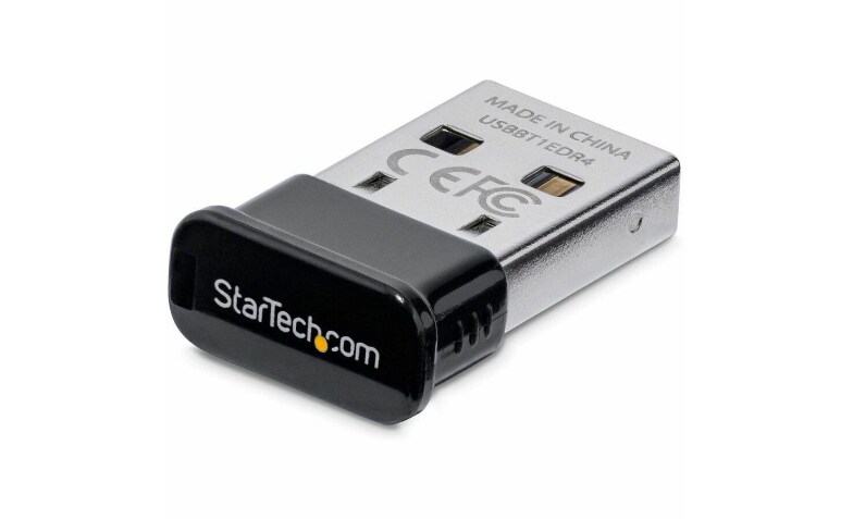 StarTech.com Mini USB Bluetooth Wireless Adapter Class 1 EDR 165ft - USBBT1EDR4 - Wireless Adapters - CDW.com