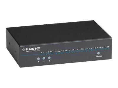 Black Box XR HDMI, IR, RS-232, and Ethernet Extender - video/audio/serial extender - TAA Compliant