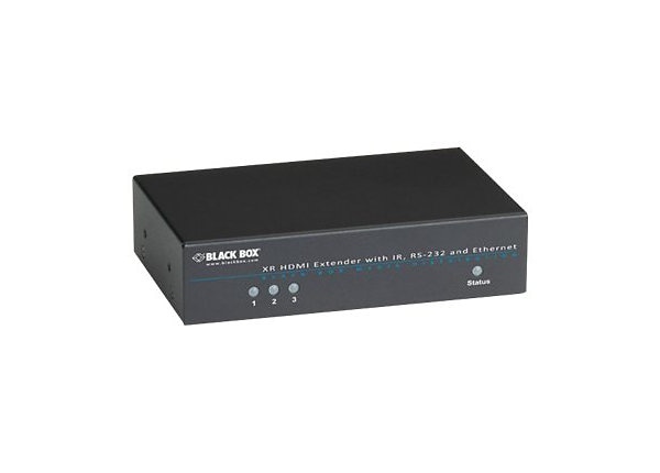 Black Box XR HDMI, IR, RS-232, and Ethernet Extender - video/audio/serial extender - TAA Compliant