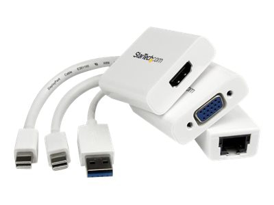 StarTech.com Macbook Air Accessories Kit - MDP to VGA / HDMI and USB 3.0 Gigabit Ethernet Adapter Bundle - Macbook Air